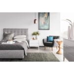 Belle Storage Bed Queen Light Grey Fabric RN-1000-29-0 RN 1000 29 50