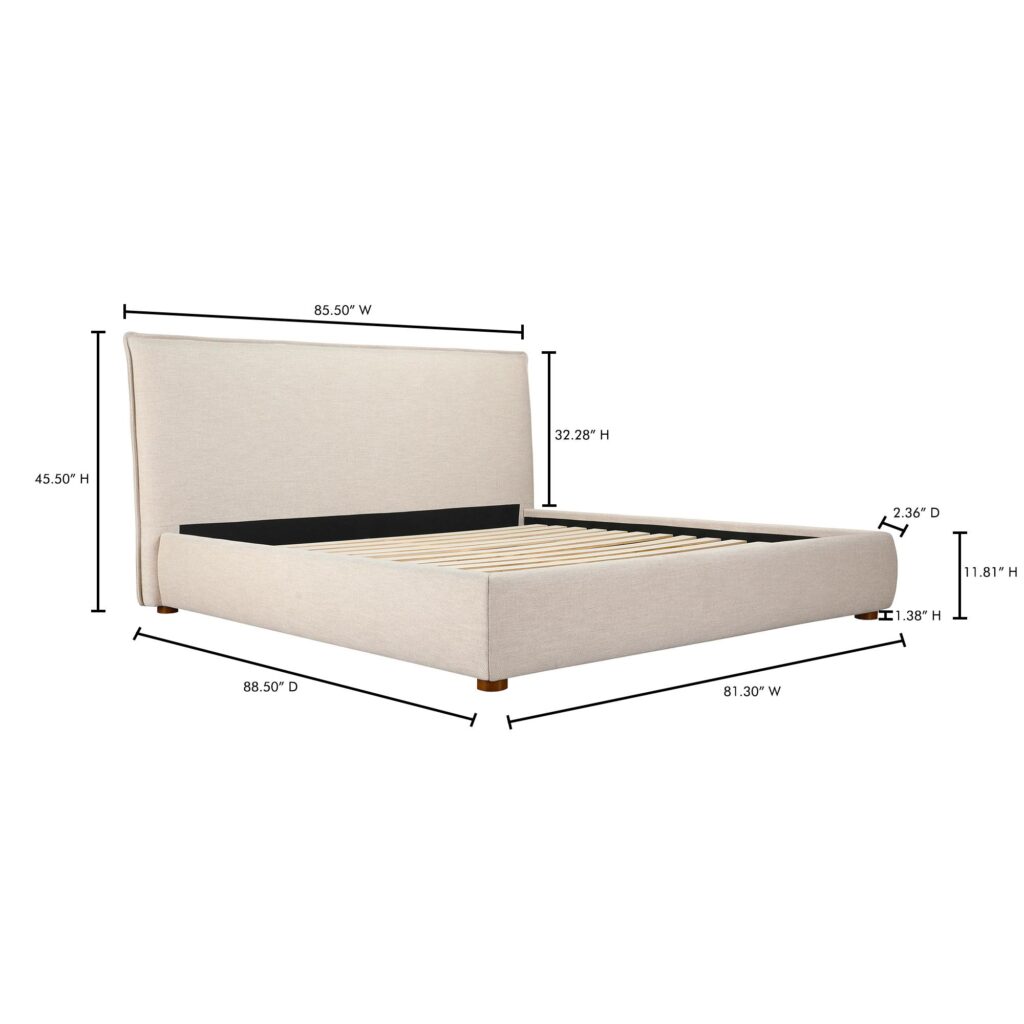 Luzon King Bed Wheat - Image 14