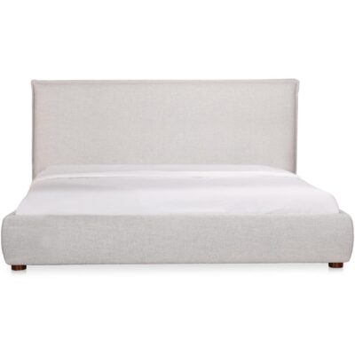 Luzon King Bed Light Grey