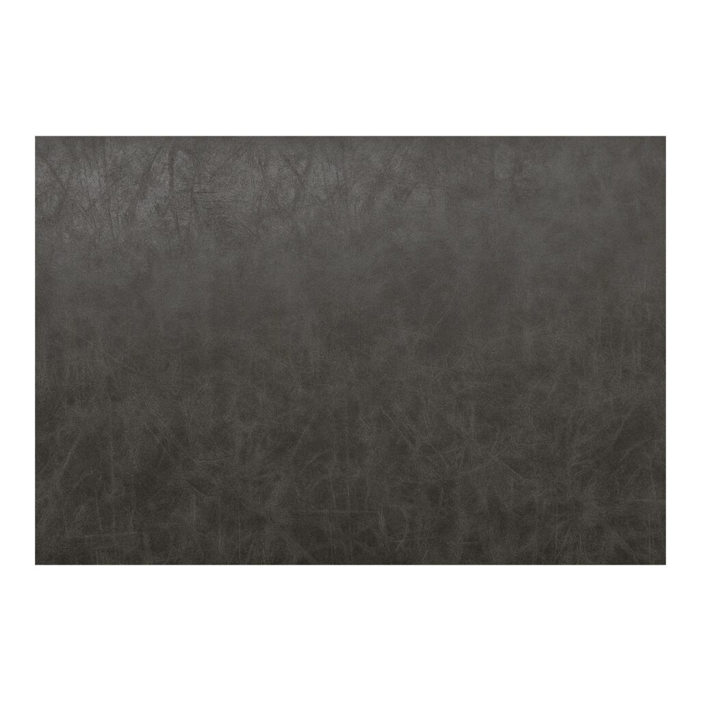Luzon Queen Bed Tall Headboard Slate Vegan Leather - Image 9