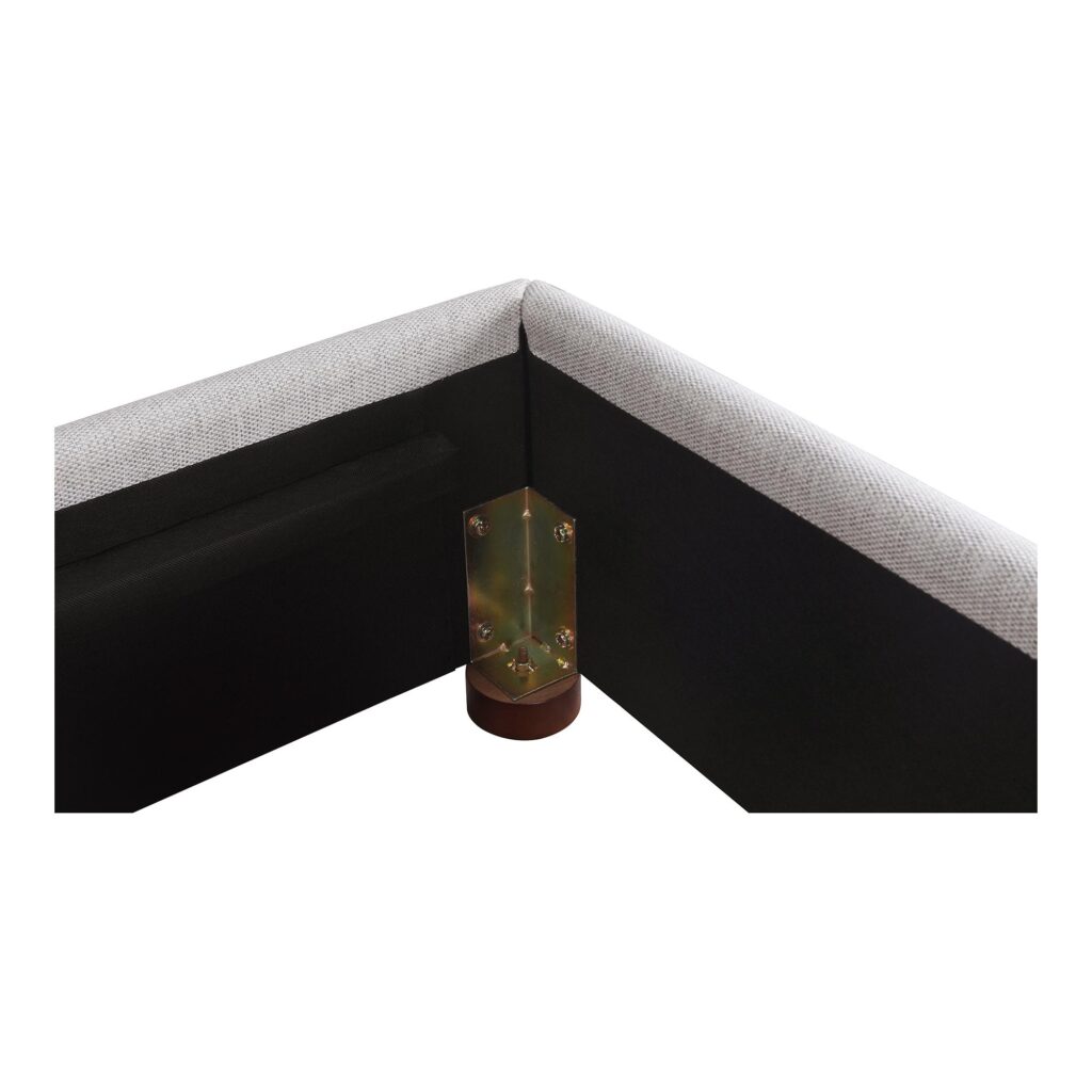 Luzon King Bed Tall Headboard Light Grey - Image 7