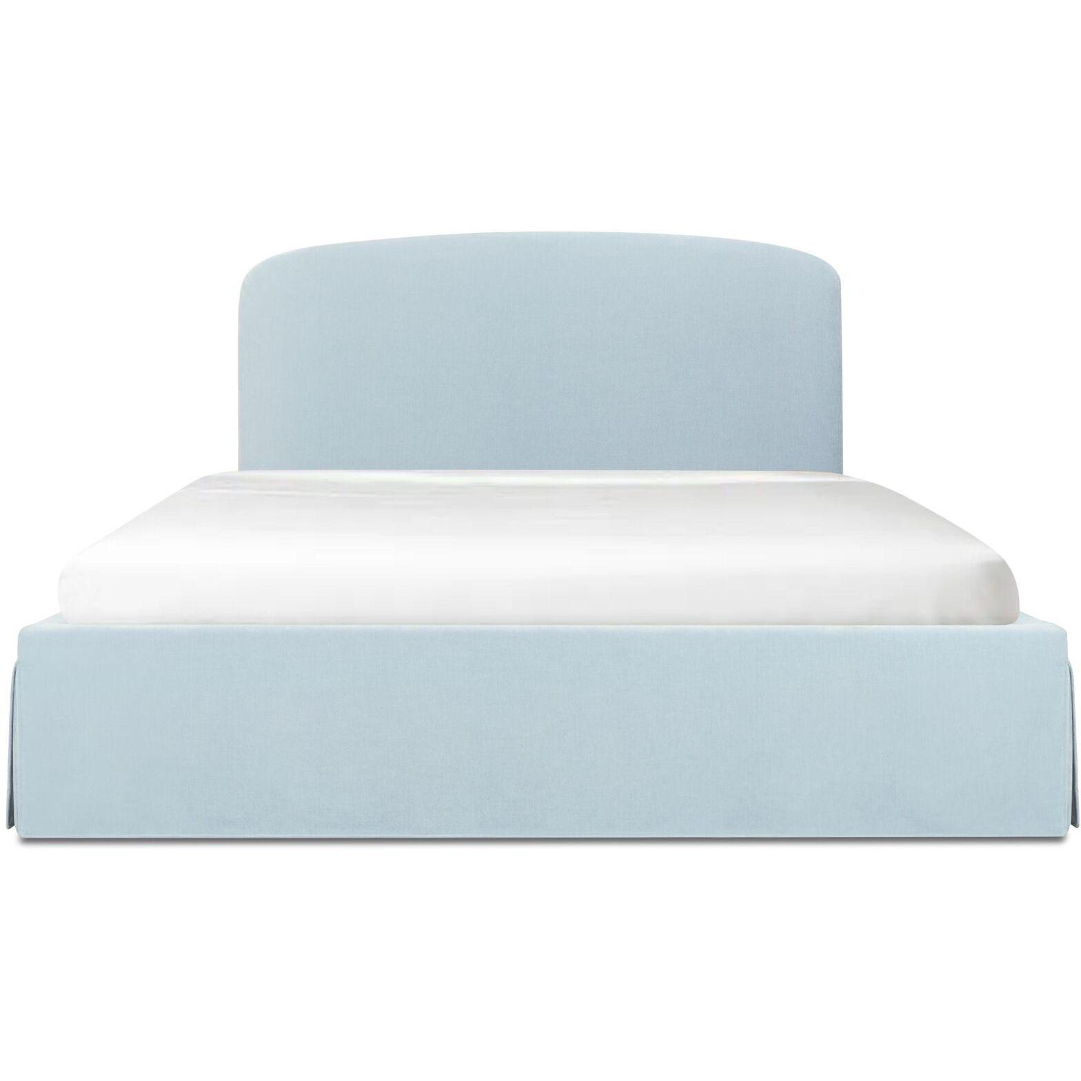 Joan Queen Storage Bed Light Blue 1 Joan Queen Storage Bed Light Blue