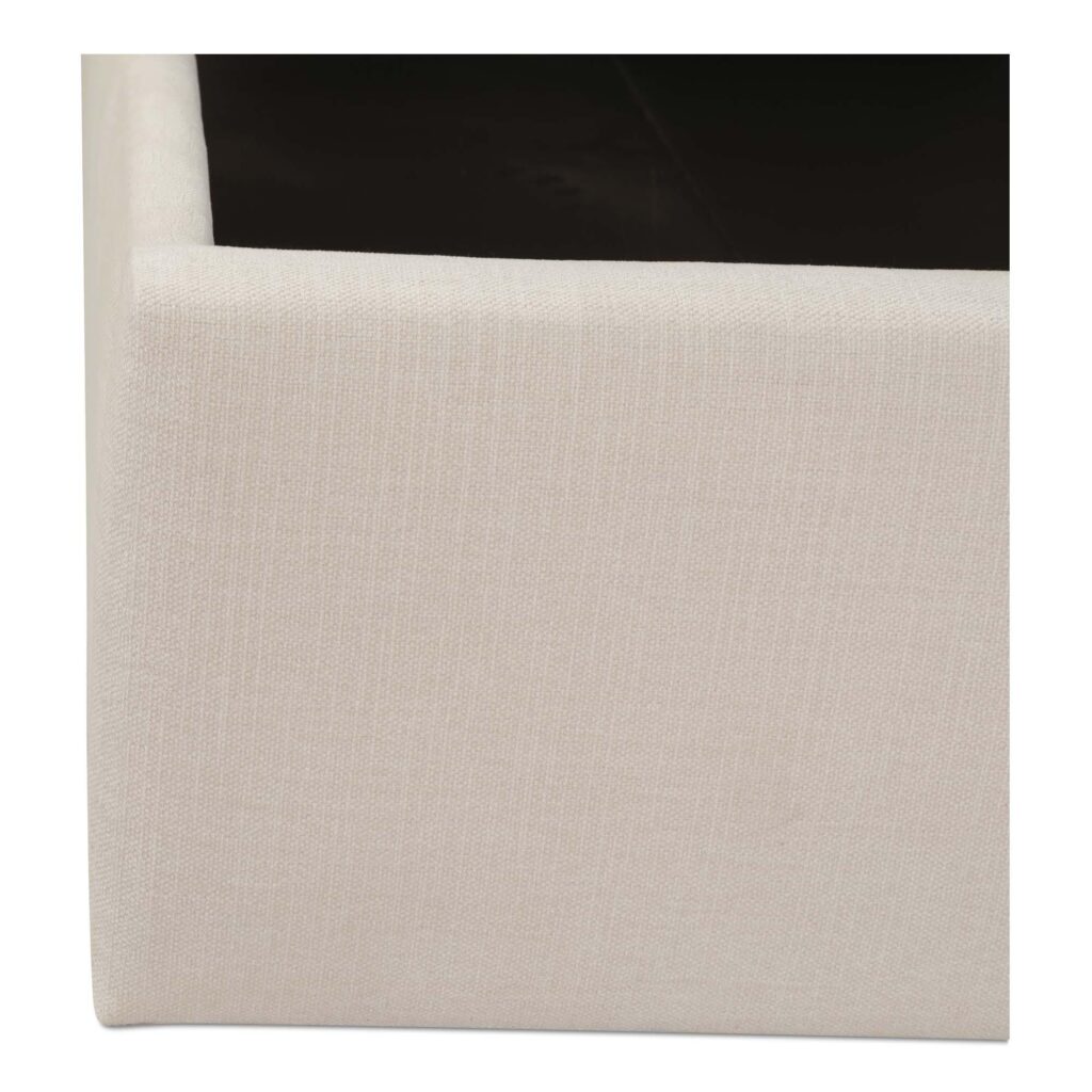 Sebastion King Storage Bed Cream - Image 5