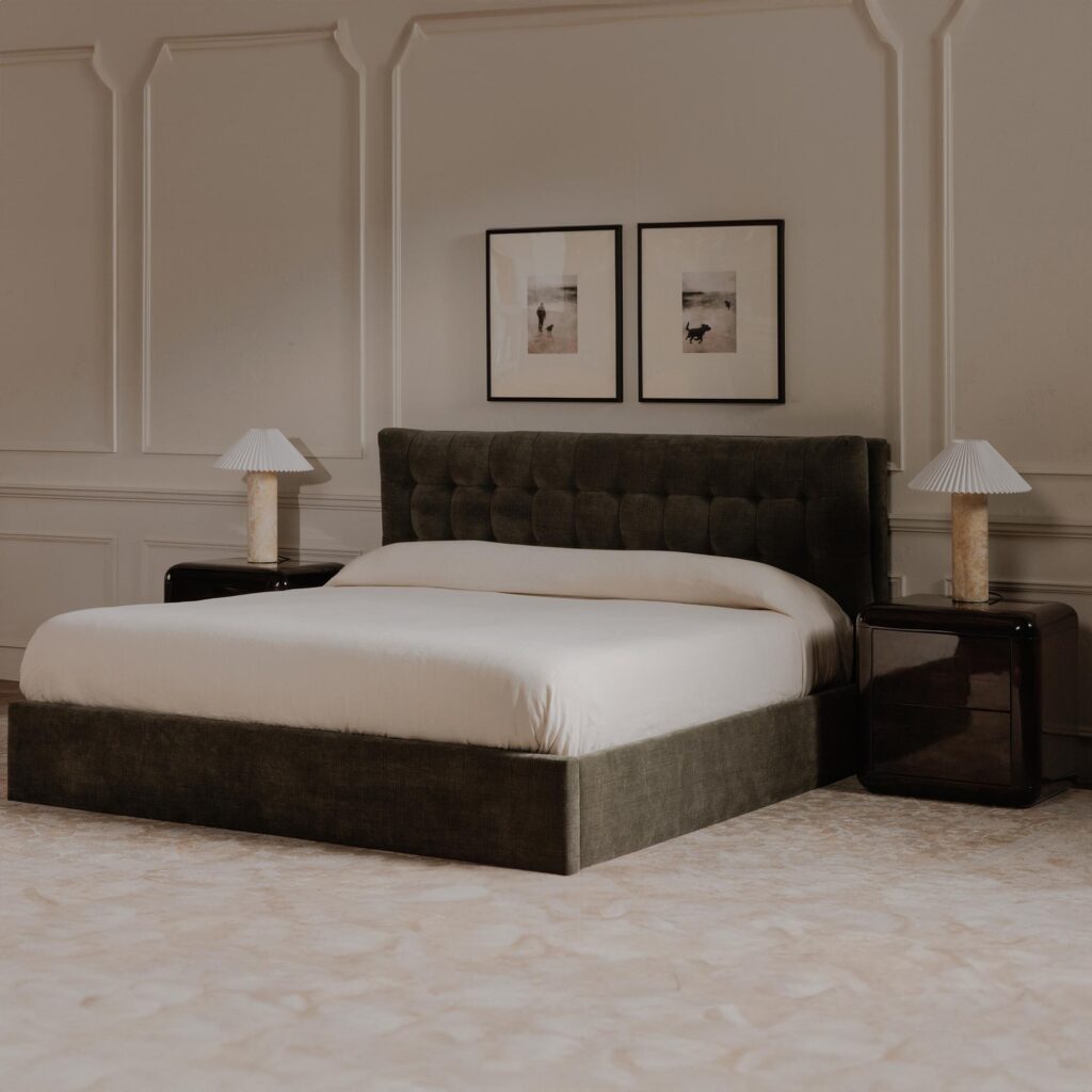 Sebastion King Storage Bed Green - Image 9