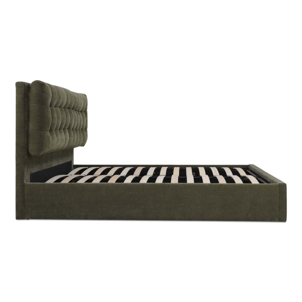 Sebastion King Storage Bed Green - Image 3