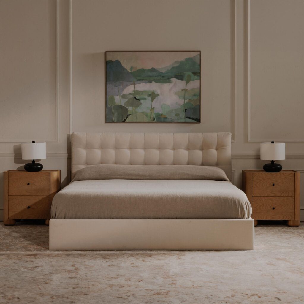 Sebastion Queen Storage Bed Cream - Image 8