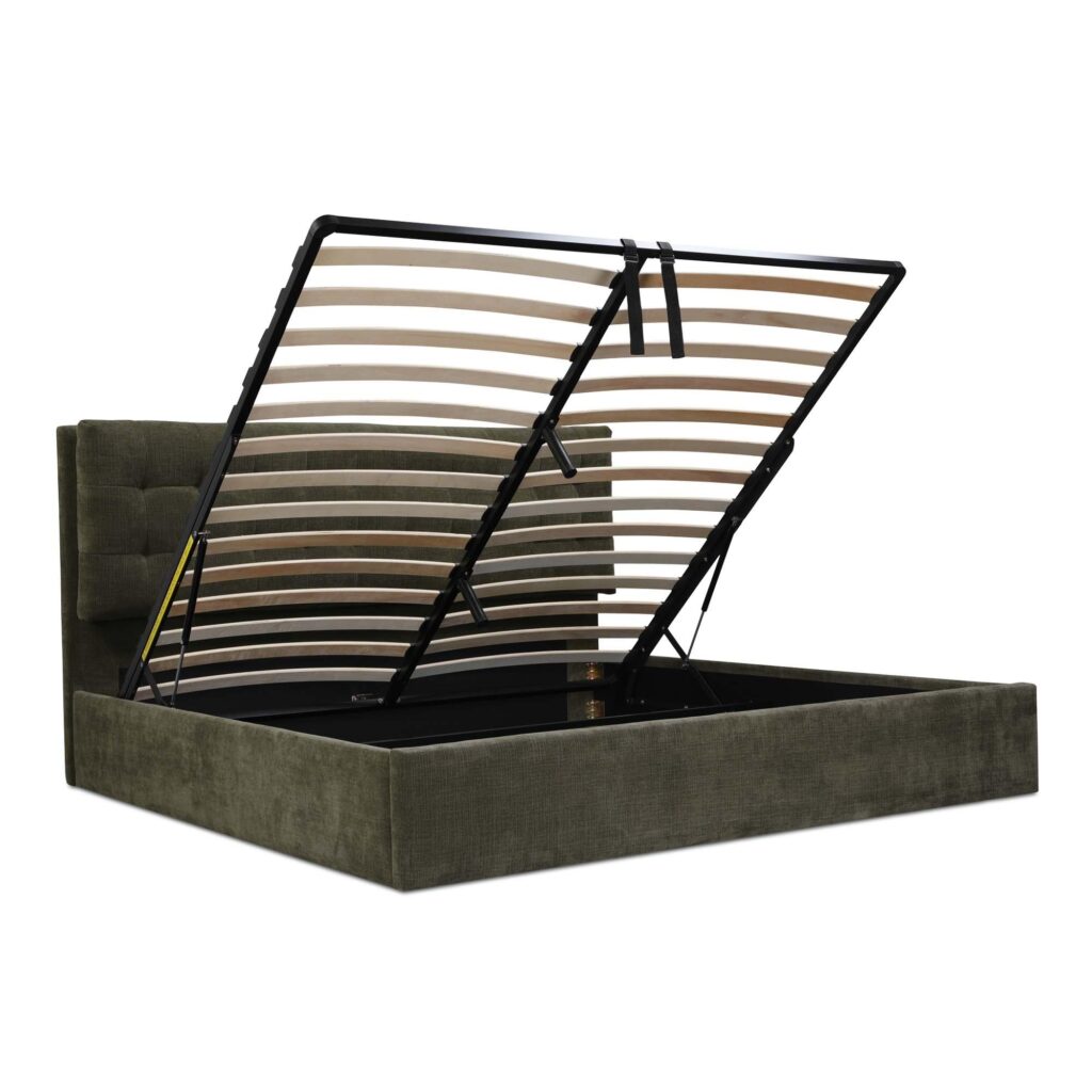 Sebastion Queen Storage Bed Green - Image 2