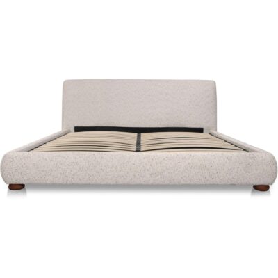 Beau King Storage Bed Speckled Light Grey RN-1156-29-0 RN 1156 29 0 Beau front shadsilo
