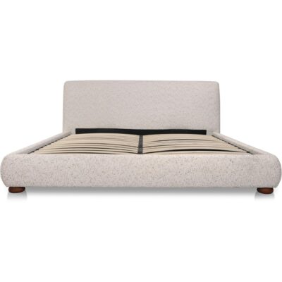 Beau Queen Storage Bed Speckled Light Grey RN-1157-29-0 RN 1157 29 0 Beau front shadsilo