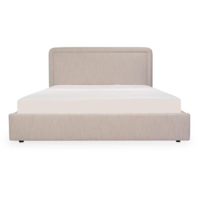 Simon King Storage Bed Flecked Beige
