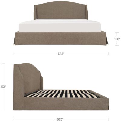 Weston Queen Storage Bed Brown RN-1161-03-0 RN 1161 03 0 Weston DIM 70