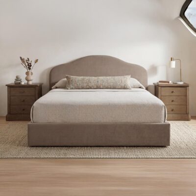 Maggie King Storage Bed Taupe RN-1162-39-0 RN 1162 39 0 00