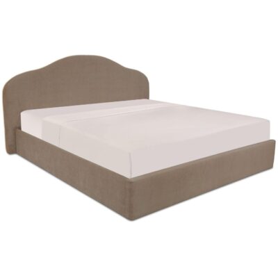 Maggie King Storage Bed Taupe RN-1162-39-0 RN 1162 39 0 Maggie diagR01 shadsilo
