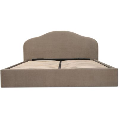 Maggie Queen Storage Bed Taupe RN-1163-39-0 RN 1163 39 0 Maggie front shadsilo