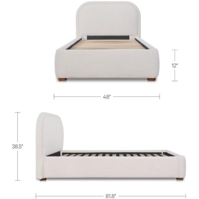 Colin Twin Bed Oatmeal 5 Colin Twin Bed Oatmeal RN-1164-34-0 RN 1164 34 0 70 dim