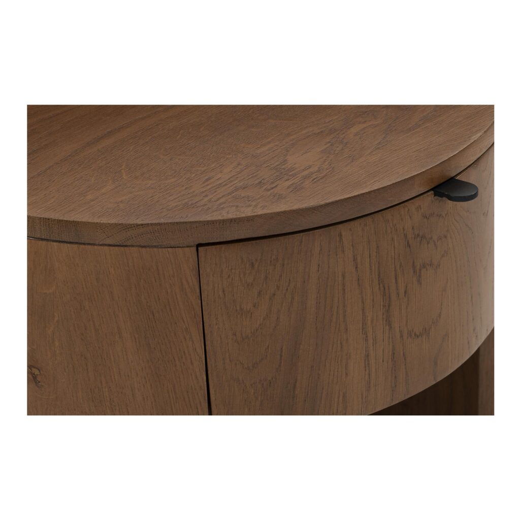 Theo One Drawer Nightstand Brown - Image 7