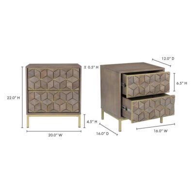 Corolla Nightstand 13 Corolla Nightstand RP-1017-29 RP 1017 29 70