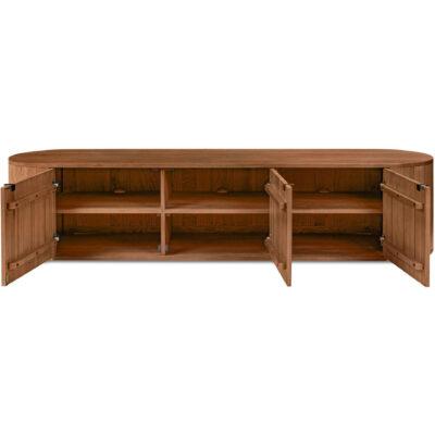 Theo Media Bench Brown 6 Theo Media Bench Brown RP-1054-03 RP 1054 03 Theo front open shadsilo