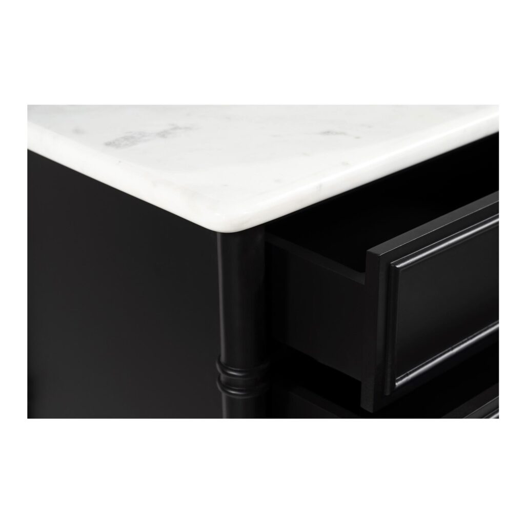 Eleanor 5 Drawer Chest Black - Image 6