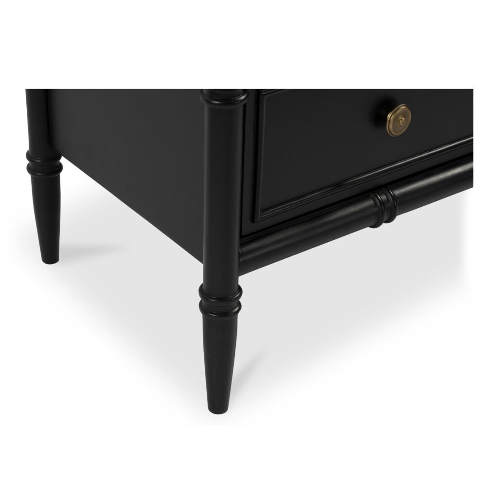 Eleanor 5 Drawer Chest Black - Image 7