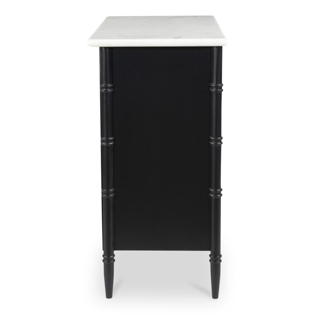 Eleanor 5 Drawer Chest Black - Image 8