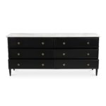 Eleanor 6 Drawer Dresser Black RP-1061-02 RP 1061 02 01