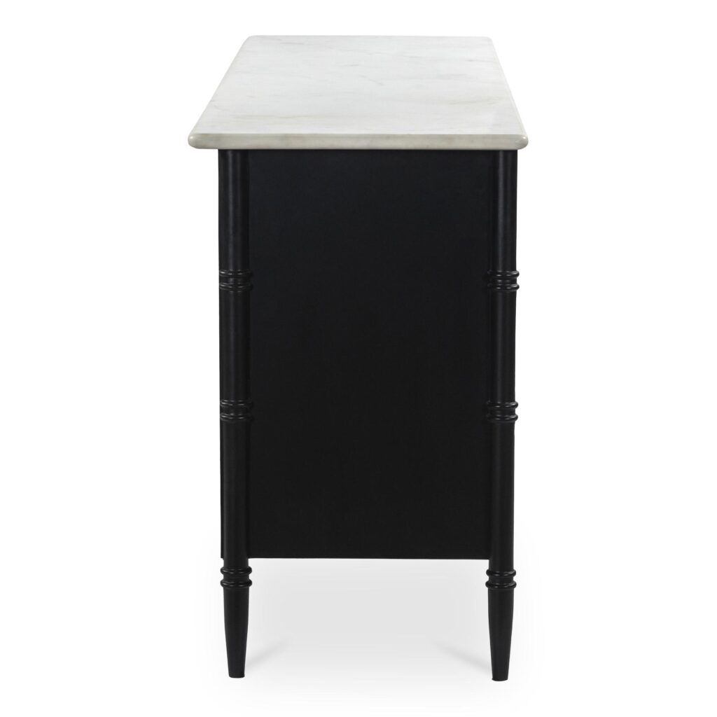 Eleanor 6 Drawer Dresser Black - Image 6