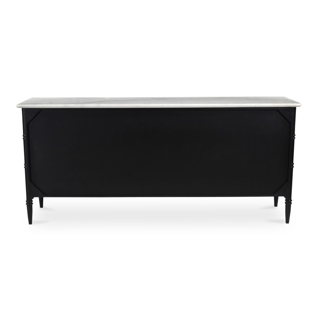 Eleanor 6 Drawer Dresser Black - Image 7