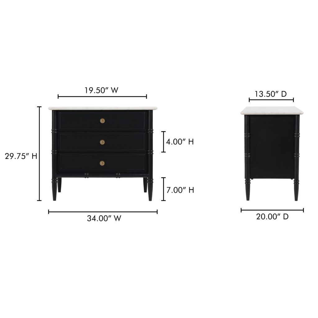 Eleanor Nightstand Black - Image 14