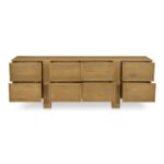 Henley 8 Drawer Dresser Brown RP-1065-03 RP 1065 03 Henley front open shadsilo