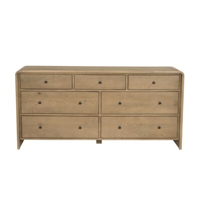 Riley 7 Drawer Dresser Oak