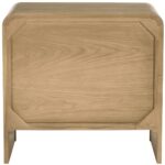 Riley Nightstand Oak RP-1067-03 RP 1067 03 Riley back shadsilo