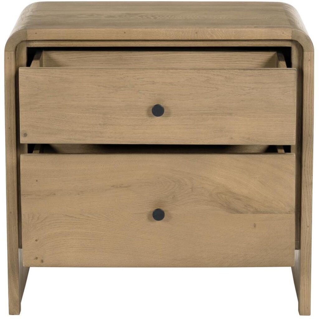 Riley Nightstand Oak - Image 4