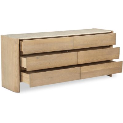 Lane 6 Drawer Dresser Natural 11 Lane 6 Drawer Dresser Natural RP-1069-24 RP 1069 24 Lane diagR open shadsilo