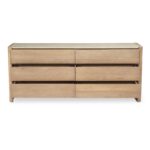 Lane 6 Drawer Dresser Natural RP-1069-24 RP 1069 24 Lane front open shadsilo