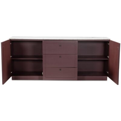 Nadine Sideboard Deep Burgundy RP-1073-22 RP 1073 22 Nadine front open shadsilo