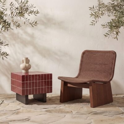 Farren Outdoor Side Table Brown SC-1007-03 SC 1007 03 00