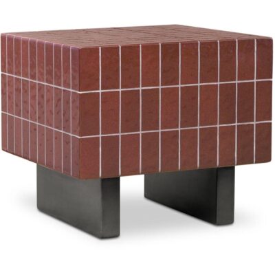 Farren Outdoor Side Table Brown SC-1007-03 SC 1007 03 Farren diagR shadsilo