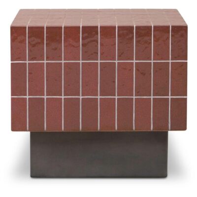 Farren Outdoor Side Table Brown SC-1007-03 SC 1007 03 Farren side right shadsilo