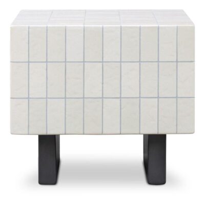 Farren Outdoor Side Table Cream
