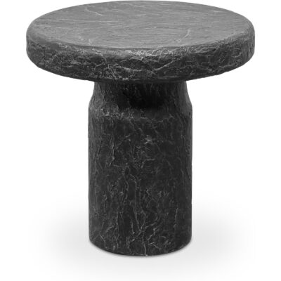 Nia Outdoor Side Table Charcoal