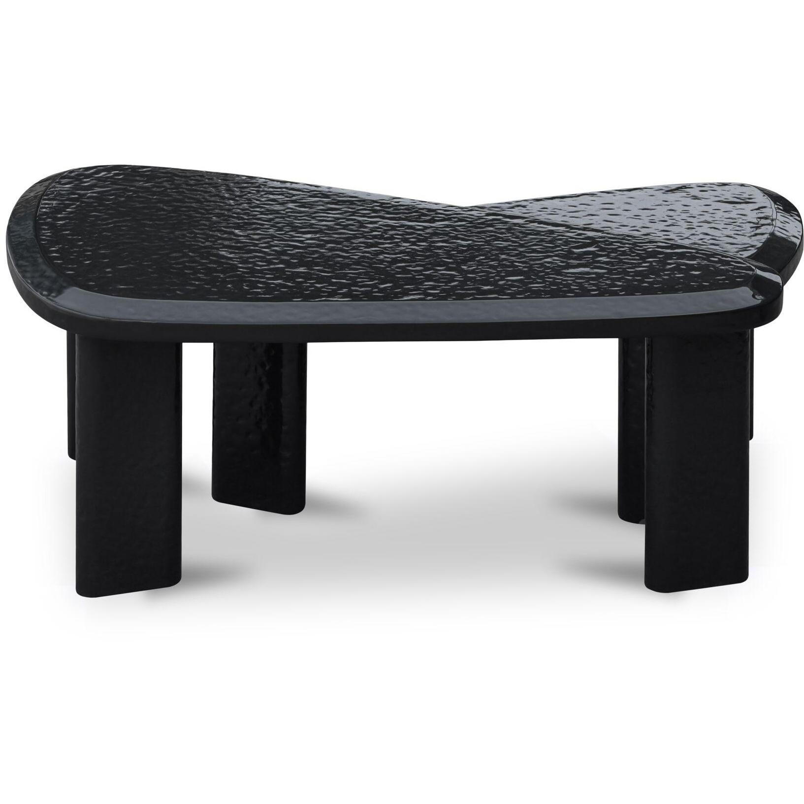 Sophie Outdoor Nesting Table Set Charcoal Lacquer 5 Sophie Outdoor Nesting Table Set Charcoal Lacquer - Image 5
