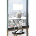Kona End Table - Silver/Black SIC275E SIC275E 2