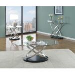 Kona End Table - Silver/Black SIC275E SIC275E 3