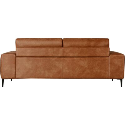 Shonda Sofa 57933 Shonda Sofa Rustic LightBrown Back White
