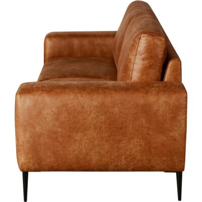 Shonda Sofa 57933 Shonda Sofa Rustic LightBrown Side White