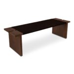 Merritt Outdoor Bench Dark Brown TA-1000-03 TA 1000 03 Merritt diagR top shadsilo