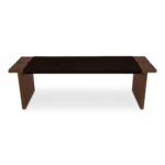 Merritt Outdoor Bench Dark Brown TA-1000-03 TA 1000 03 Merritt front top shadsilo