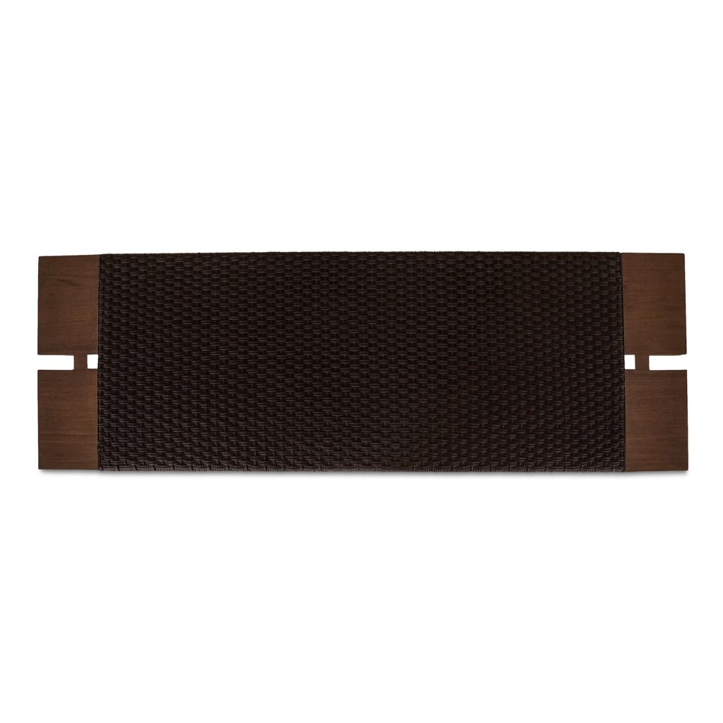 Merritt Outdoor Bench Dark Brown - Image 5