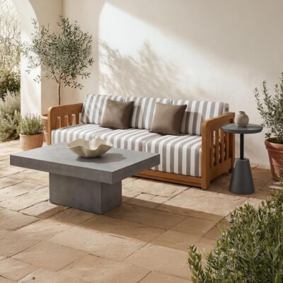 Adelaide Outdoor Sofa Brown Stripe 15 Adelaide Outdoor Sofa Brown Stripe TA-1001-21 TA 1001 21 00